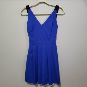 Blue Backless Dress